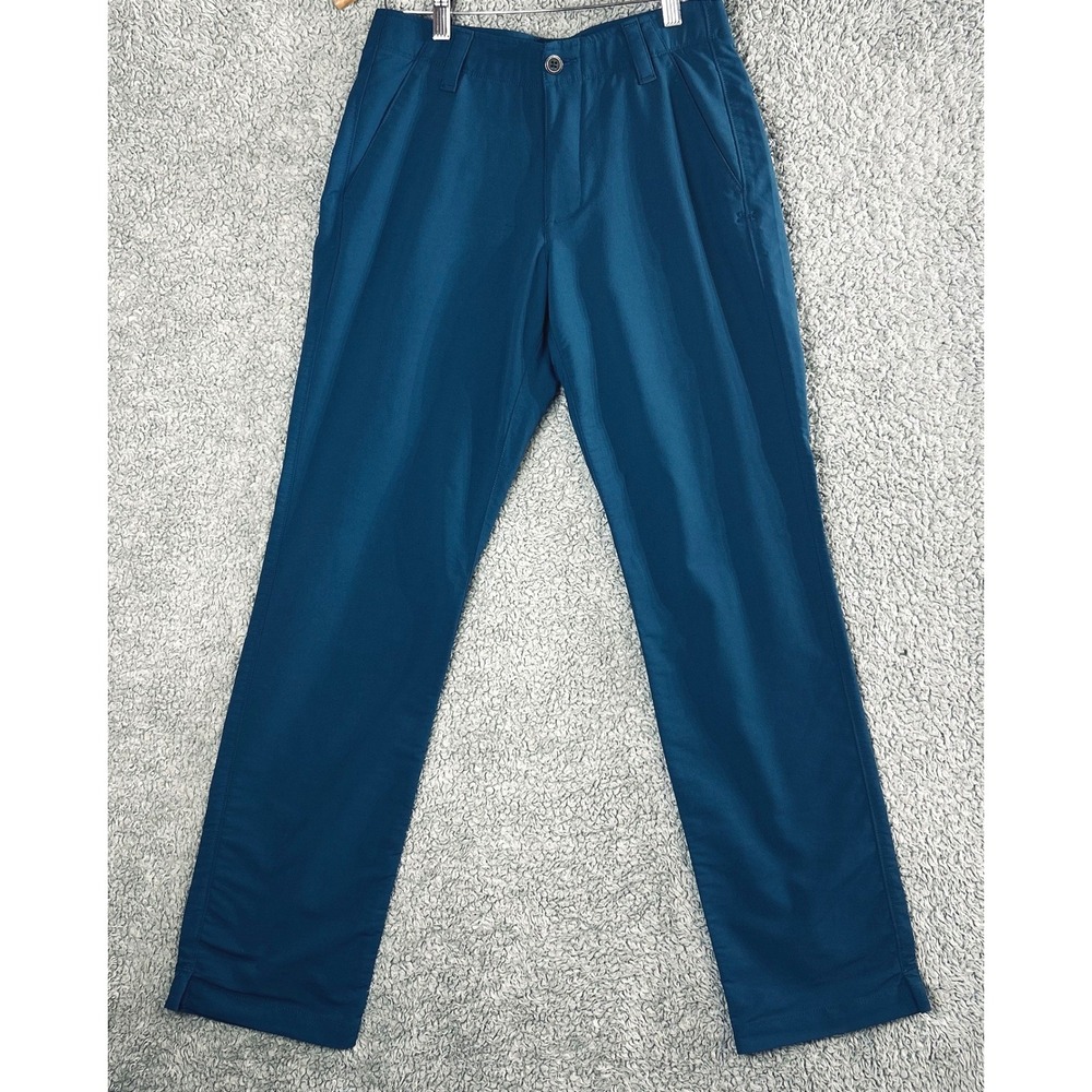 Under‎ Armour Mens Loose Fit Golf Pants Blue 30/32 Outdoor Gorpcore Breathable